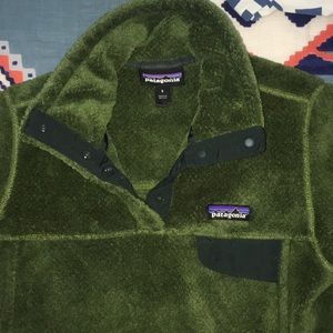 Green Fleece Patagonia Pullover